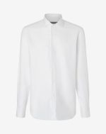 White cotton twill shirt