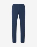 Pantaloni chino blu navy in twill di cotone