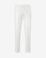 Pantaloni chino bianco ottico in twill di cotone