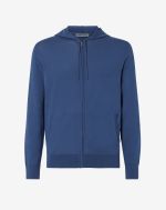 Full zip bleu avec capuche