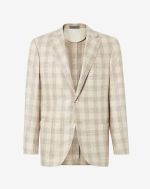 Beige pure silk jacket