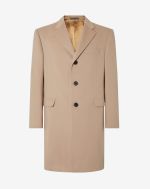 Camel beige super fine wool beaver coat