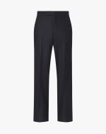 Pantalon noir en flanelle