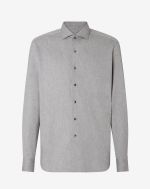 Light grey cotton flannel shirt