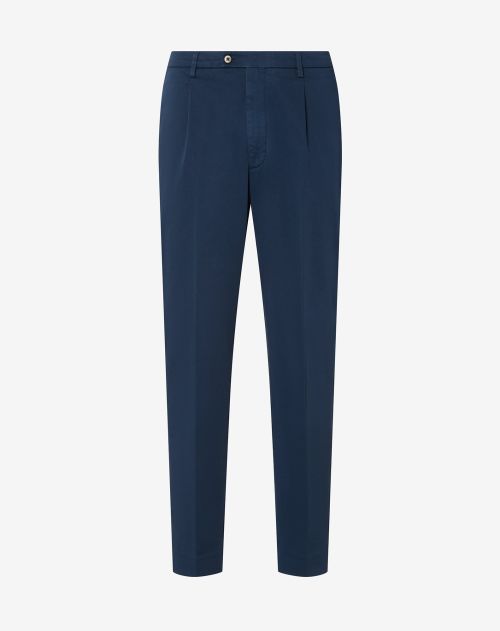 Navy blue cotton trousers