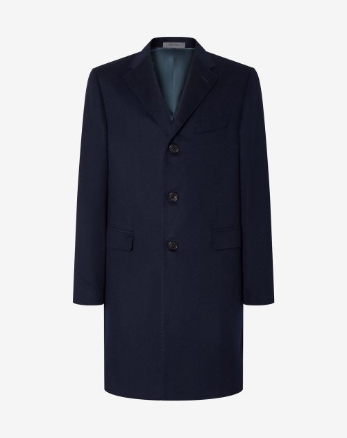 China blue pure cashmere beaver coat