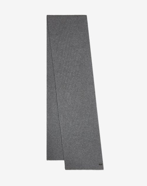 Melange grey sublime cashmere scarf