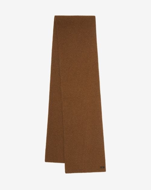 Tobacco brown Sublime Cashmere scarf