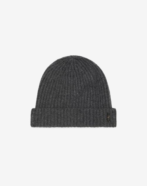 Melange grey sublime cashmere beanie