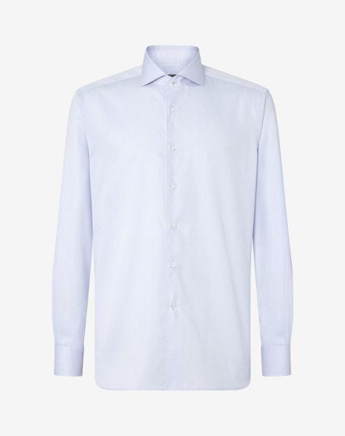 Light blue cotton twill shirt